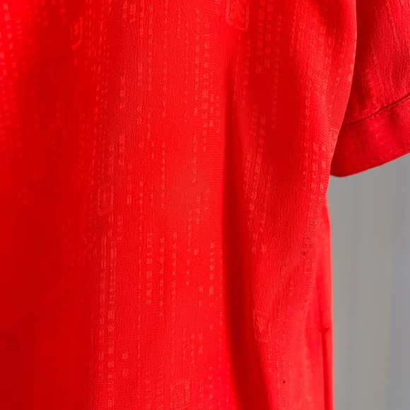 Shawn petite pure silk dress red 8 mod - Picture 2 of 8
